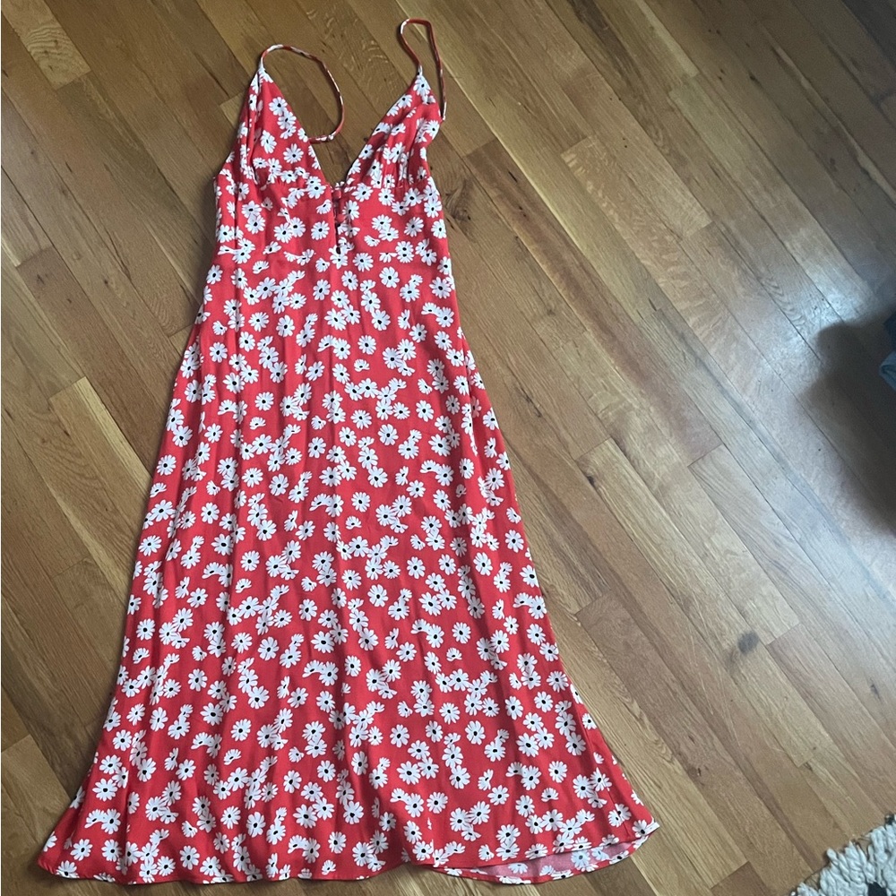 Reformation Floral 70s Inspired Dress